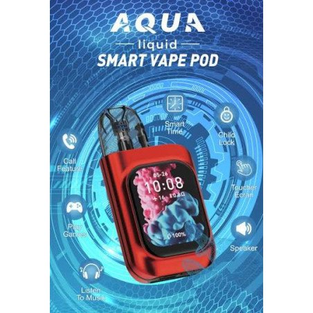 AQUALIQUID Smart Vape Pod 20K | Puff Rechargeable Connectée