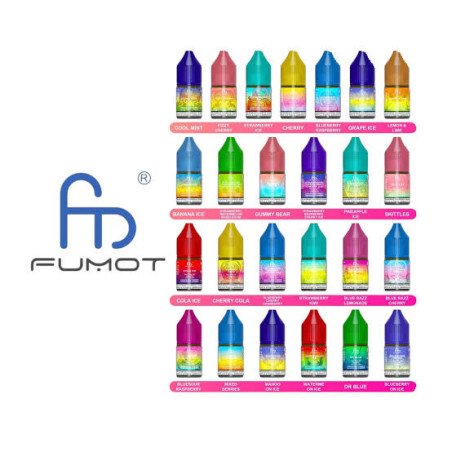 FUMOT E-Liquide 10ml Sels de Nicotine | Saveurs Puff