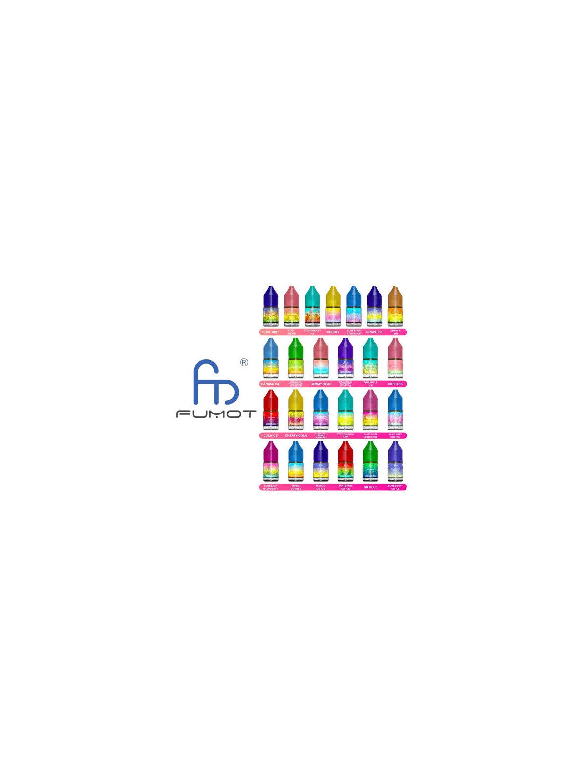 FUMOT E-Liquide 10ml Sels de Nicotine | Saveurs Puff