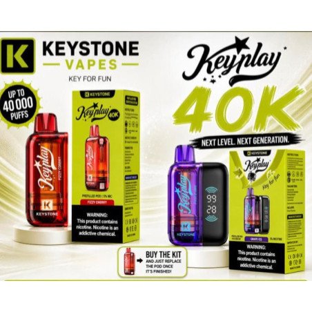 Keystone KeyPlay 40K | Puff Rechargeable Haute Autonomie