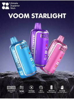VOOM Starlight 50K | Puff Rechargeable Écran LCD