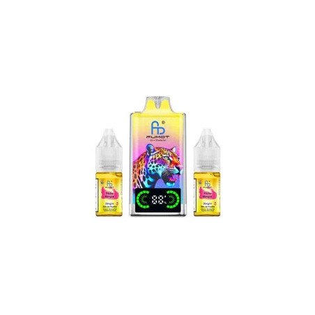 Leopard 40K Rechargeable Pêche Mangue | Puff