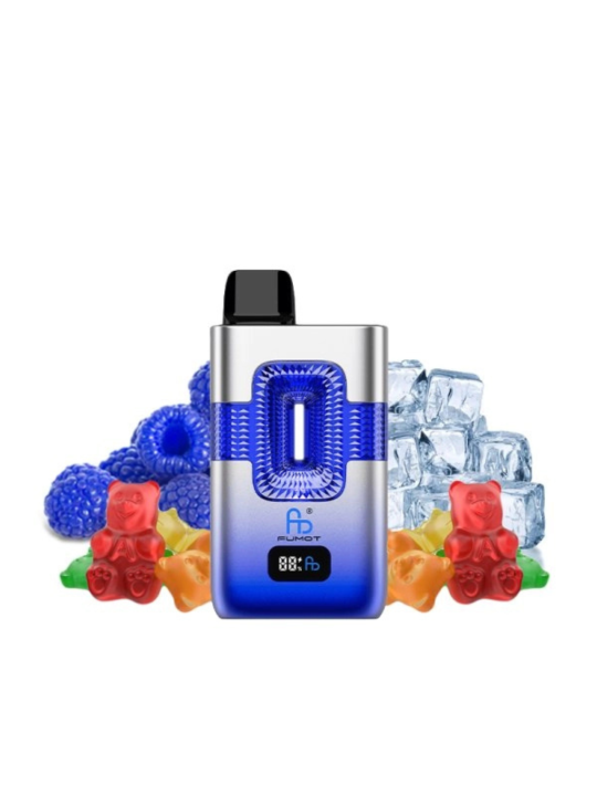 Eco 2in1 50K Ourson Gélifié Framboise Bleue / Glace Framboise Bleue | Puff