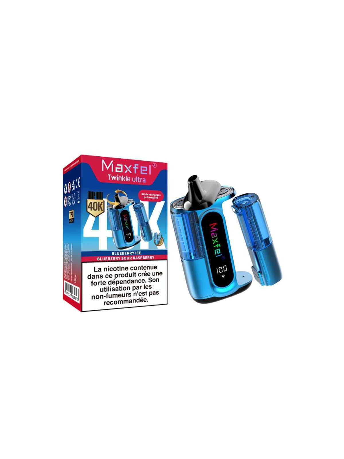 MAXFEL TWINKLE ULTRA 40K Blueberry Ice/Blueberry Sour Raspberry | Puff