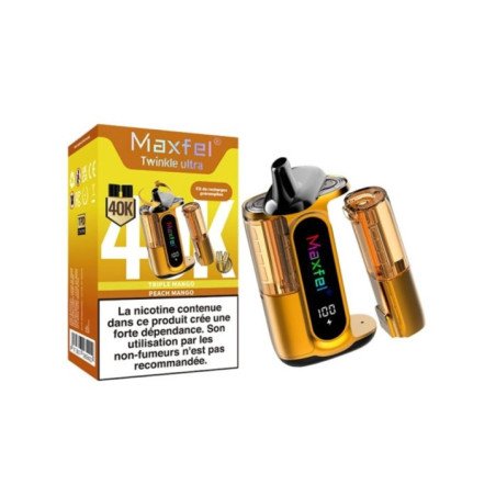 MAXFEL TWINKLE ULTRA 40K Mr Blue/Black Dragon Ice | Puff