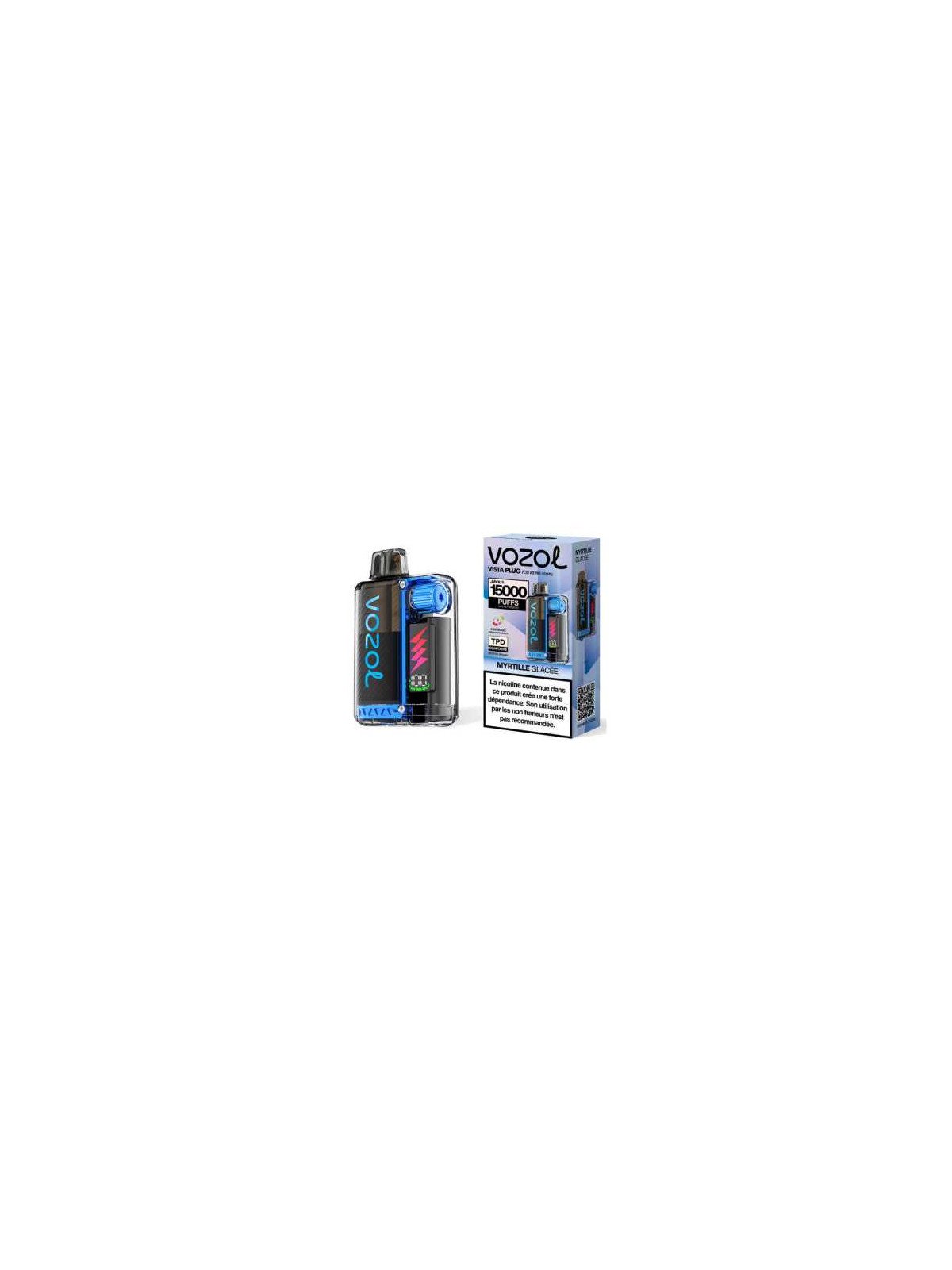 VOZOL Vista Plug 15K Myrtille Glacée | Puff