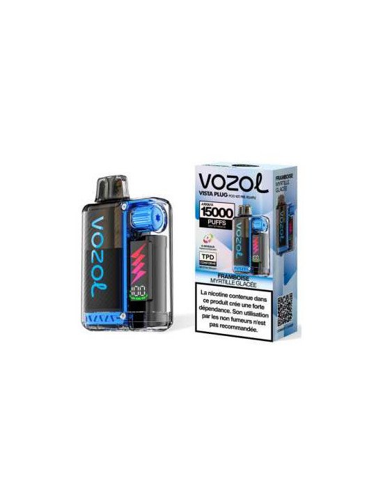 VOZOL Vista Plug 15K Framboise Myrtille Glacée | Puff
