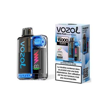 VOZOL Vista Plug 15K Framboise Myrtille Glacée | Puff